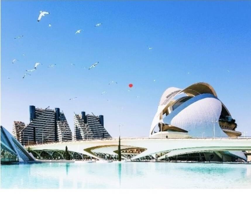 Apartamento Junto Al Mar Con Wifi Y Piscina ซากุนโต ภายนอก รูปภาพ